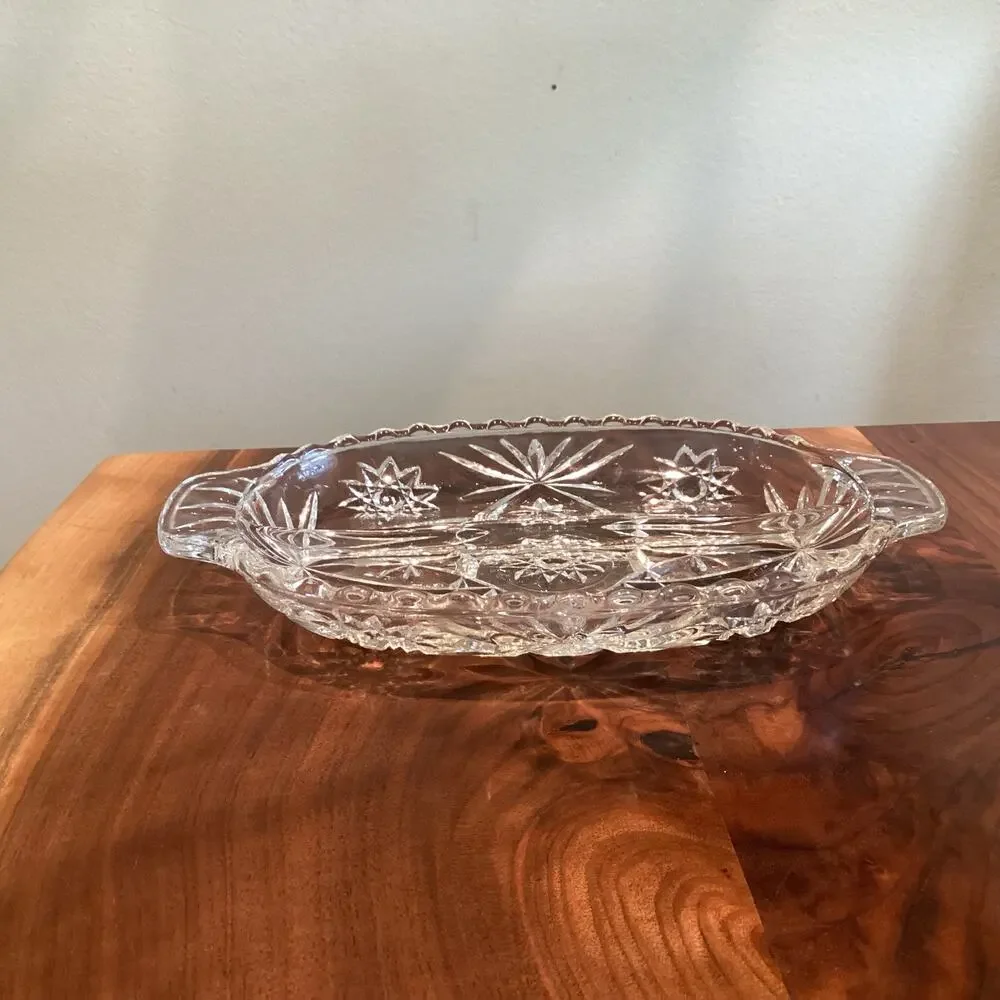 Vintage Anchor Hocking Divided Relish Dish